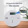 Battery-Powered Carbon Monoxide Detector for Home Use with Sound and Light Alarm