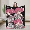 Kasane Teto Musician Soft Blankets Travel Plush Throw Blanket Street Trend Bedroom Flannel Bedspread Sofa Bed Cover