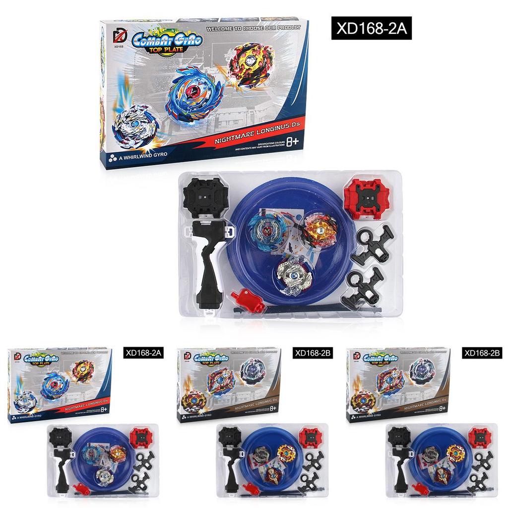 Xd168-2 Explosive Generation Beyblade Toy Set With Three Versatile Battle Tops