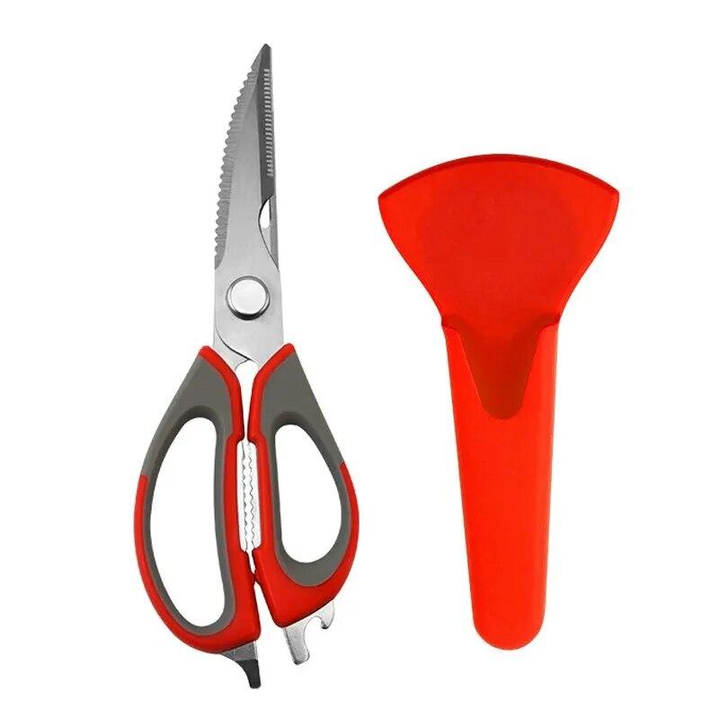 Kitchen Shears Heavy Duty Kitchen Scissors With Cover For Meat Vegetables BBQ Kitchen Accessories Cooking Tools