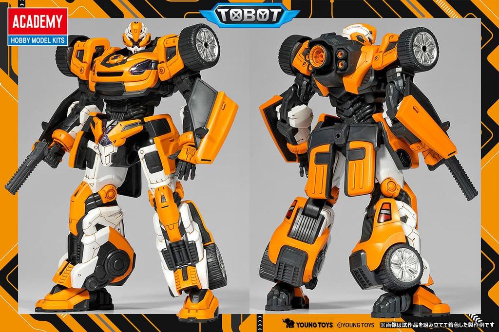 Academy TOBOT TOBOT X Pre-Colored Plastic Model Kit 15823 (Robot)