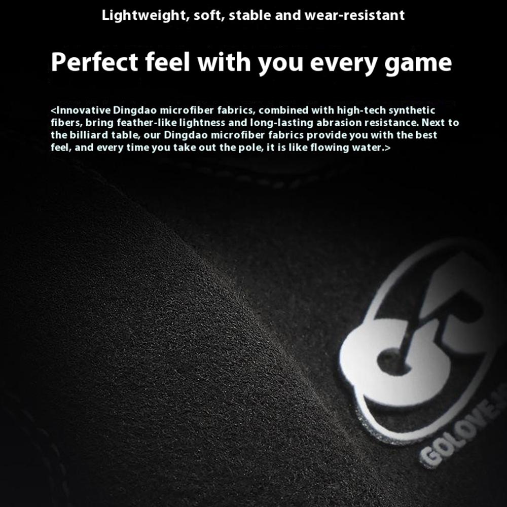 GOLOVEJOY XG82 1Pc Left Hand Billiard Glove Adult Microfiber Anti-skid Snooker Sport Glove