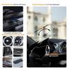 1/2Pcs Mini Car Cymbal Air Vent Automotive Dashboard Symbol Drum Crash Cymbal with Drumsticks Musical Instrument Music Lovers Drummers Gift