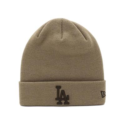 New Era Knit Sweater LA Beige Cuff Knit MLB Los Angeles Dodgers Free Size NER37K6921