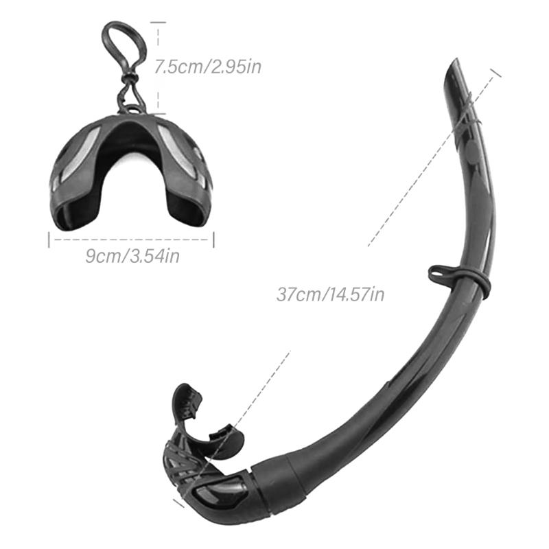 Freediving and Snorkeling Snorkel Rolls Up Silicone Snorkel Swim Snorkel  for Outdoor Scubas Diving Accessories Enduring