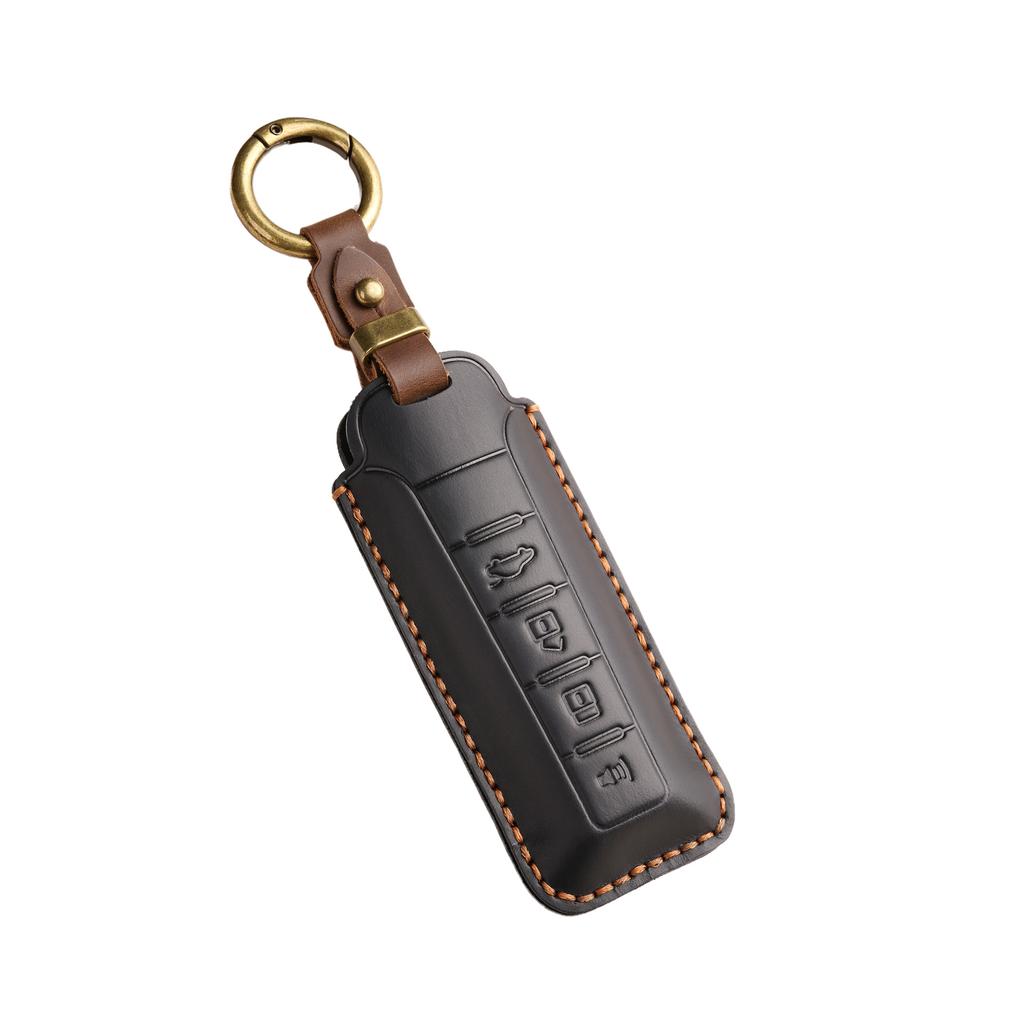 Retro Key Cover Is Suitable for Great Wall WEY Wei Pai Vv5 Vv6 Key Bag Vv7 P8 Leather Protective Case Ring