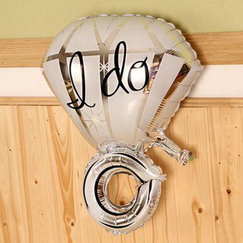 Shaped Foil Balloon I DO Wedding Decorative Balloon for Engagement Anniversary Wedding Decorati