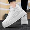 Street Platform White Sneakers Men High Top Men's Skateboard Shoes Fashion Casual Leather Chunky Sports Shoes Men Tenis Hombre