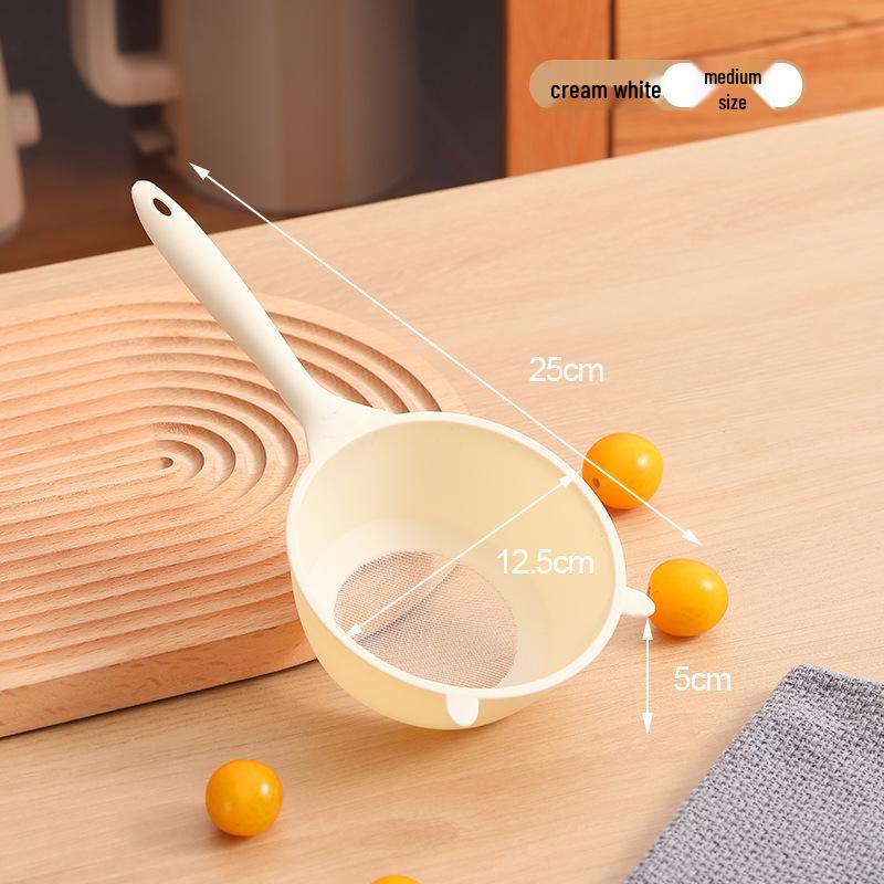 Multi-Functional Rice Washer & Colander: Hands-Free Kitchen Basin for Washing Rice, Fruits, Vegetables, with Spoon & Soy Milk Dregs Filter.