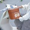 Large Capacity Bicycle Handlebar Bag PU Leather Mountain Bike Bag  Outdoor