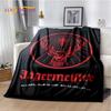 3D German Jaegermeister Logo Elk Soft Flannel Blanket for Beds Bedroom Sofa Picnic,Throw Blanket for Cover Outdoors Leisure Gift