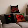 Rose Flower Icon Cushion Cover Decorative Pillow Sofa Home Decor Case Pillow Cases