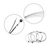 Full Set (G D A E) Double Bass String Strings Steel Core Nickel Chromium Wound Ball End