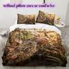 Medieval MachineryPattern Bedding Quilt Set Quilt Cover Pillowcase Home Decoration Birthday Gift (1 * duvet cover + 2 * pillowcase, without core)