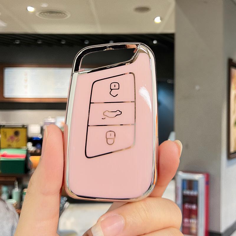 Volkswagen Key Case: Fits Sagitar, Tiguan L, Lamando, Bora, Polo, Tayron, Langyi, Golf 7.