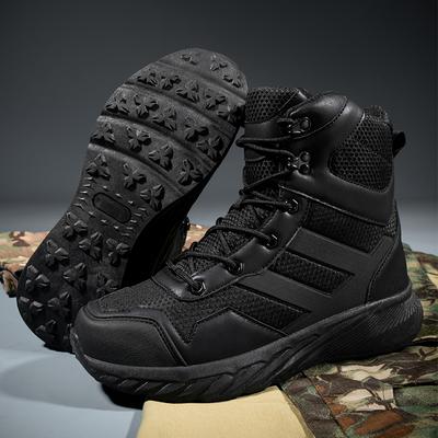 Men's Boots High Quality Hiking Boots Men's Outdoor Boots Non Slip High Top Training Boots Men's Plus Size Jungle Hunting Boots