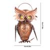 Solar Powered Owl Garden Lantern IP65 Waterproof Hanging Owl Lantern Auto On/Off Iron Hollow Out Lantern for Patio Yard Pathway