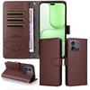 Case for 600 Lite 5G - Leather/PU, Brown, With Card Holder