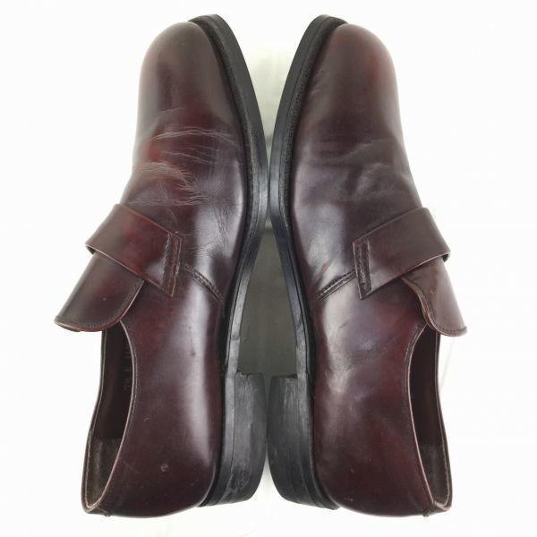 1970er Vintage ANSI Z41.1-1967/75 Stahlkappe Schlupfschuhe Weinrot Größe 7.5E 25.5(GEBRAUCHT)