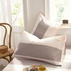 Premium 100% Cotton Pillowcase Pair 48x74cm for Home or Student Use