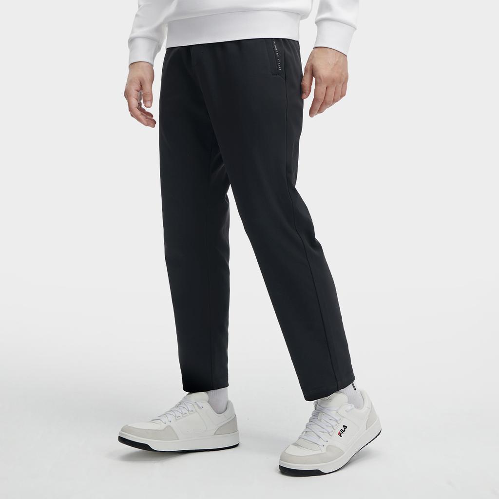 Fila 2023 Winter New Knit Long Pants Casual Sports Pants Men Bottoms Black F11M342604FBK