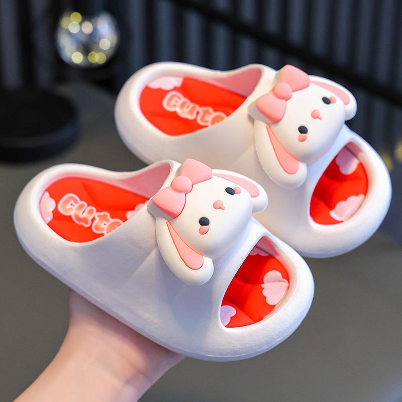 Children's Slippers Summer Boys and Girls Parent-Child Breathable Non-Slip Soft Sole Indoor Bathing Toddler Kids Beach Sandals