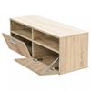 VidaXL Meuble TV Bois d’ingénierie 95x35x36 cm Chêne 244868