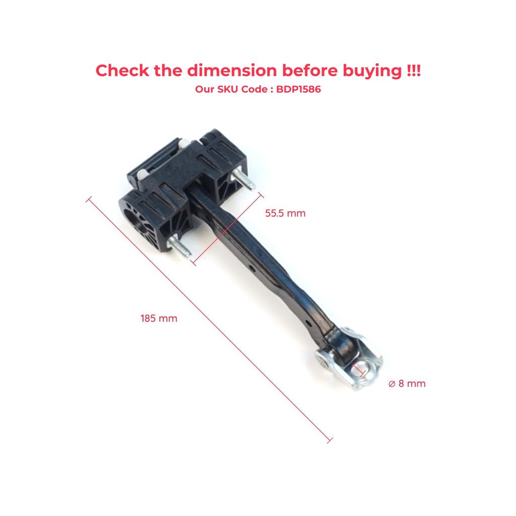 BDP1586 Rear Door Hinge Stop Check Strap Limiter for Volvo S80 XC70 S60 MK2 V70 MK3 XC60 V60 MK1 31298467