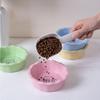 Ceramic Cat Bowl, Round Cat Food Bowl, Easy To Clean, Non-Slip Weighted Food Bowl for Cats And Small Dogs