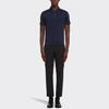 Prada Polo Shirts Men's Blue Polo Collar Moderate Straight Fit UJN714-1YDQ-F0124-S-211