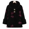 Velvet Grandma-Style Winter Coat for Women, Extra Warm & Thick, Ages 40-60