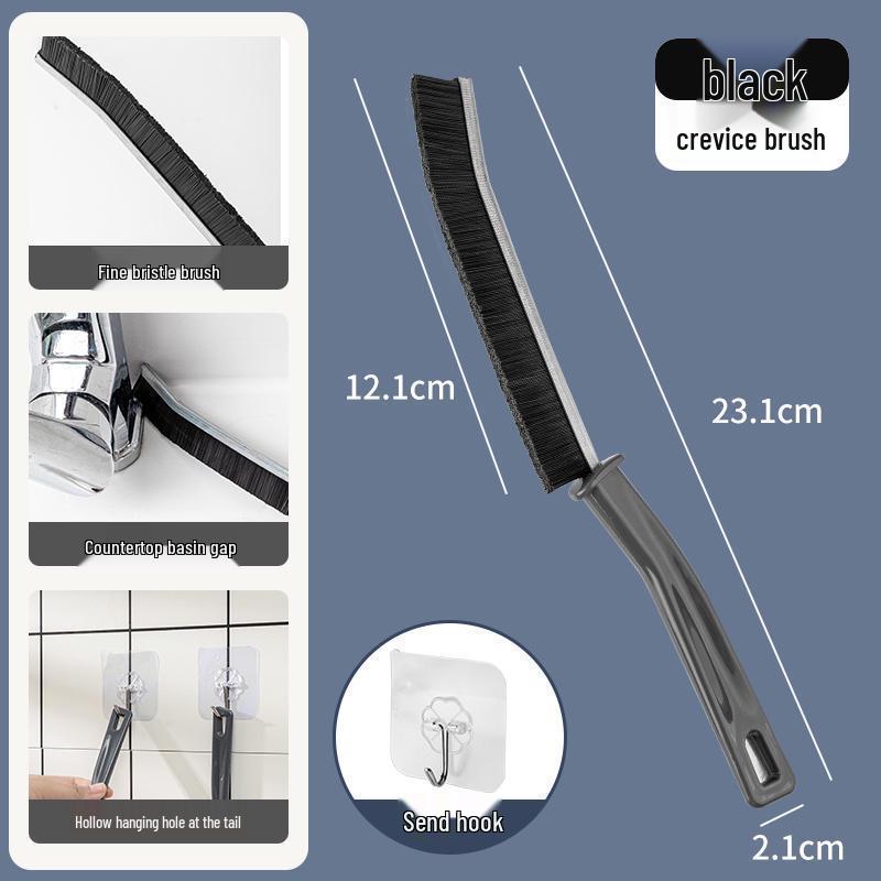 

10-Piece Kitchen Cleaning Set: Spatula, Steel Wire Brush, Crevice Brush, Multifunctional Tool, Spring Cleaning Brush, and Pot Brush.