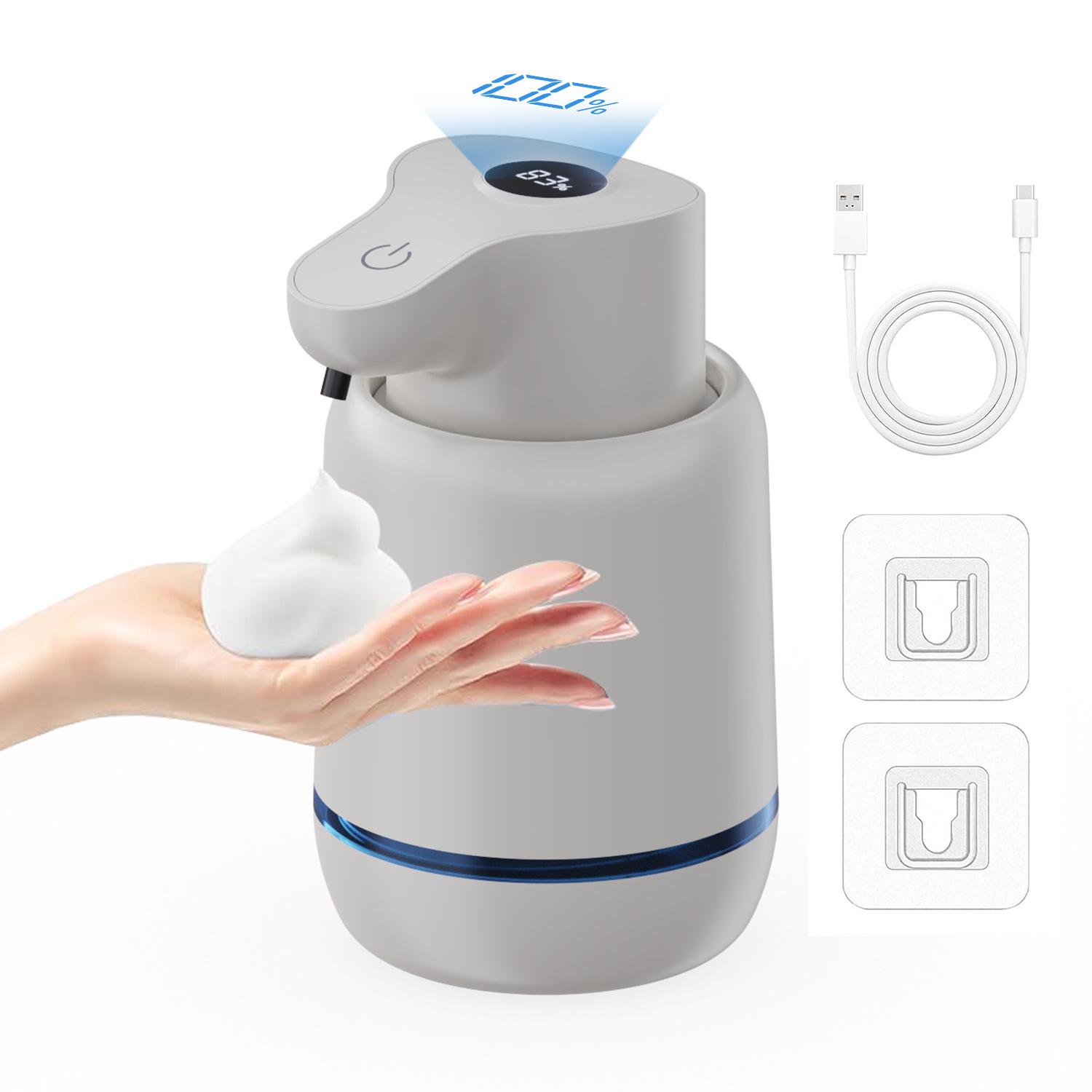 Smart Induction Foam Soap Dispenser with Digital Display - Wall-Mount/Desktop