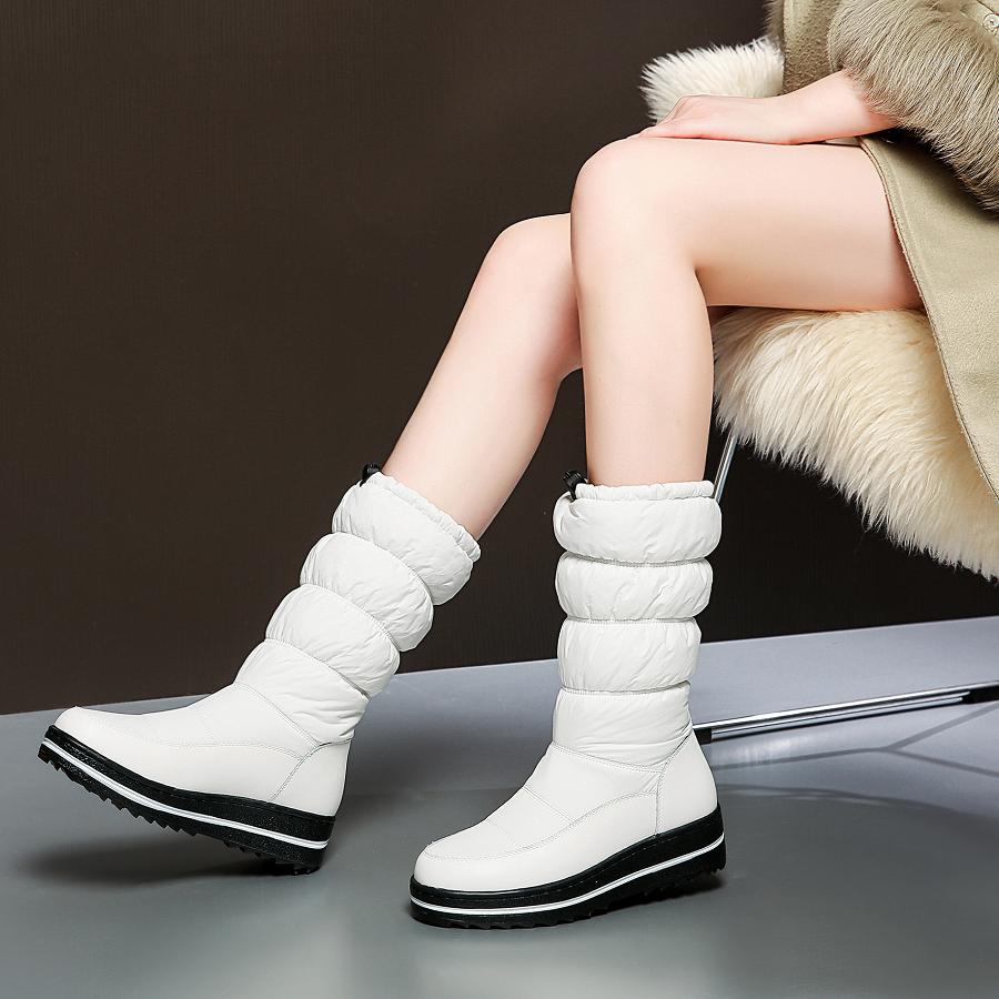 Women's snow boots winter warm and comfortable non-slip long-staple shoes large size casual cotton shoes