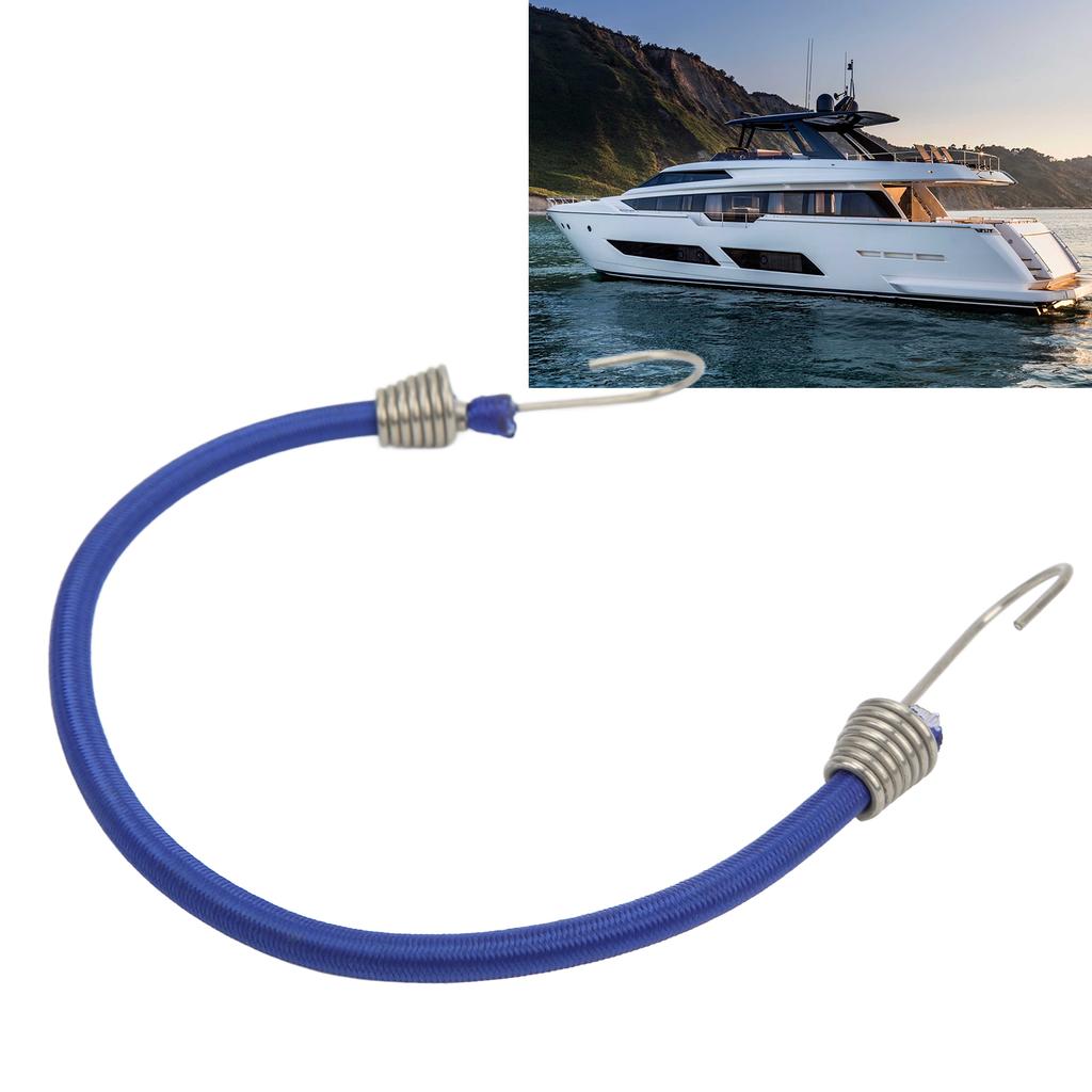 Marine Bungee Cord Heavy Duty Bungee Shock Cords with Hooks for Bikes Tie Downs Camping Outdoor