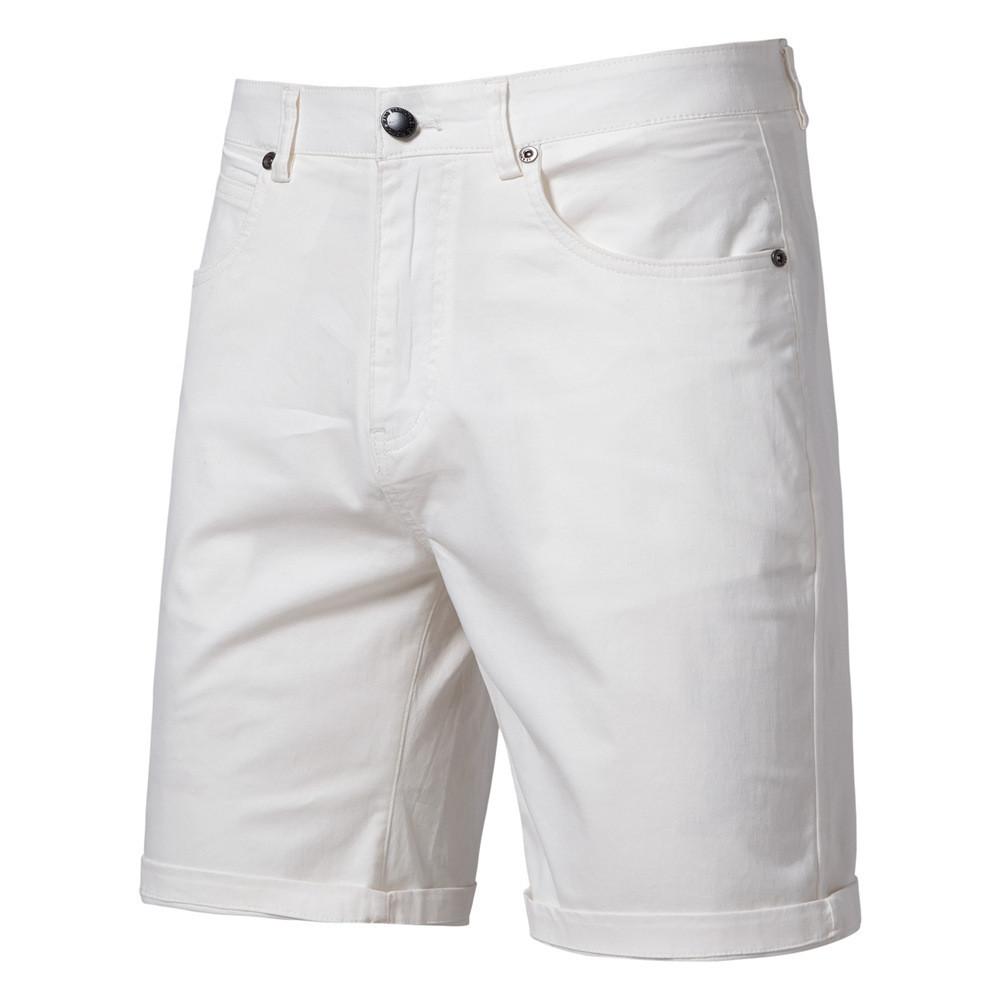 Cotton Casual Shorts For Men With Multiple Pockets Summer Slim Fit For Teenagers