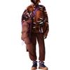 Adidas Knitted Sweatpants Women's Chocolate Moderate Straight Fit Pants IJ0575