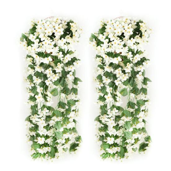 

Yousheng 2 шт. букет искусственных цветов, яркие цвета, комнатные и уличные искусственные растения, реалистичный дизайн, не увядающие искусственные цветы