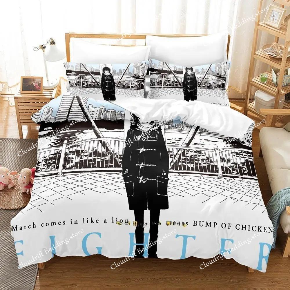 3d Print Cartoon March Comes In Like A Lion Bedding Set Anime three-piece Set Adult Kid Bedroom Duvet Cover Sets Home Textiles