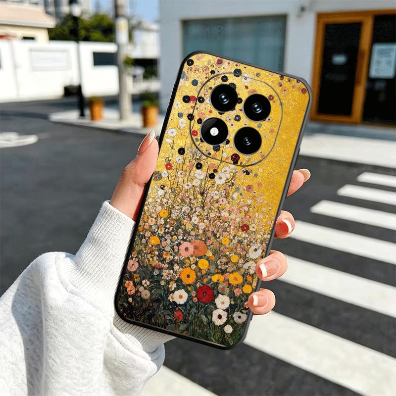 Kiss By Gustav Klimt Art Soft Phone Case for Xiaomi Redmi Note 12 13 14 15 Pro Plus 11 12S 11S 11T 10 4G Black Cover Back Shell
