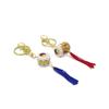 Korean Traditional Wooden Janggu Drum Keychain Set 10 Pieces