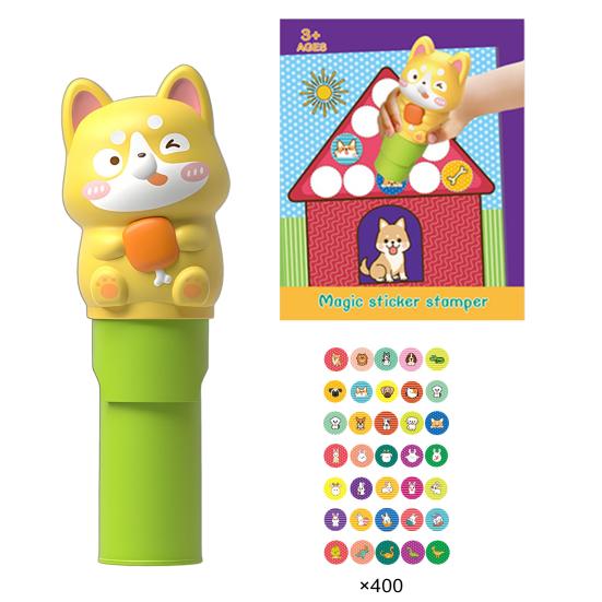 Sticker Seal Activity Pad Stamper 400 Sticker Kunsthandwerk Fidget Spielzeug Sammlerstück Charakter