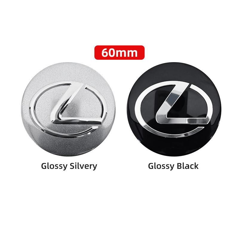 3D 4pcs 56mm 60mm 65mm Car Wheel Center Hub Cap Stickers Decal For Lexus GS IS LS500h ES260 ES300h RX350h NX260 UX260 LM LC