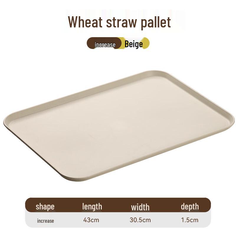 Ru Han Nordic Rectangular Plastic Serving Tray