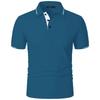 Mens Summer Classic Short Sleeve Polo Tops Button Placket Regular Fit and Solid Lightweight Casual Outdoor Pullover Topss