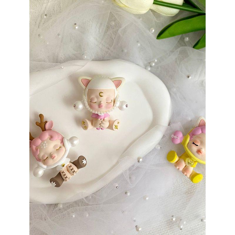 Cute Cartoon Doll Car Aromatherapy Air Conditioning Air Outlet Ornament Car Fragrance Fragrance Fragrant Stone Gift for Women