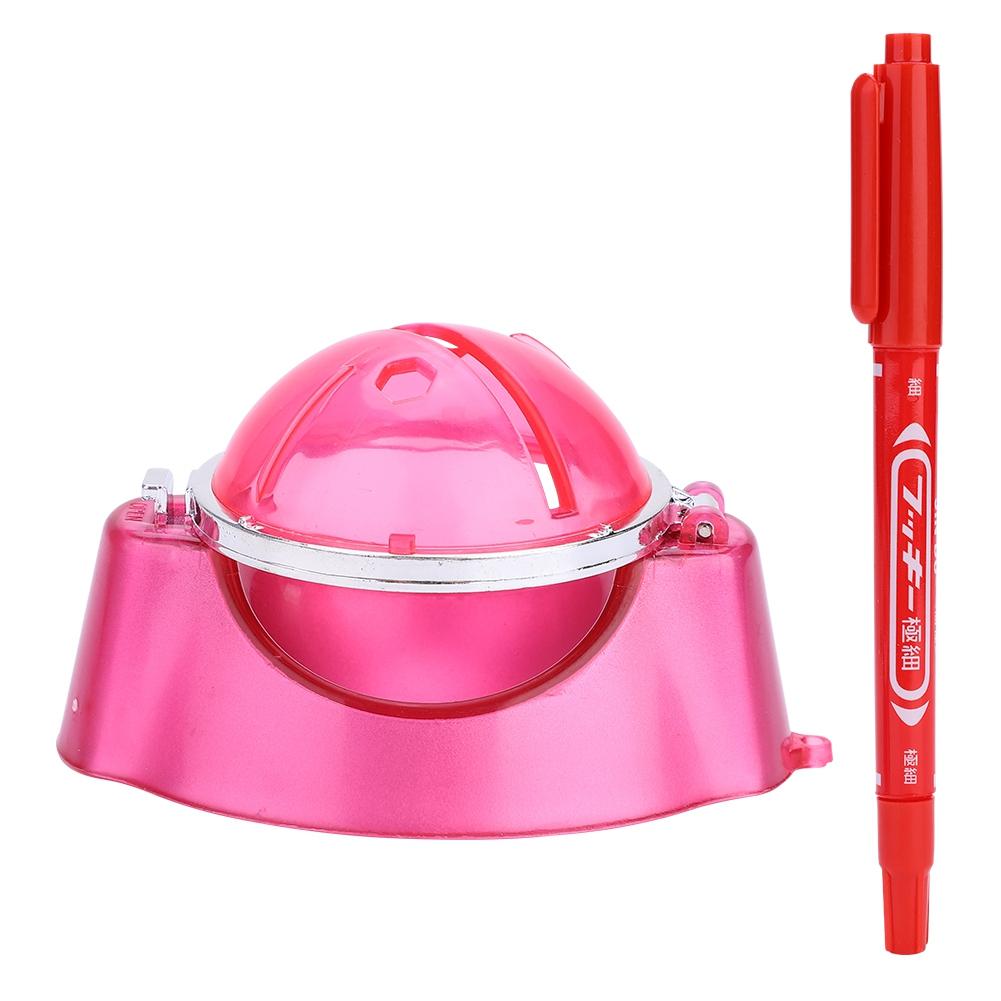 Lin Line Drawing Template Alignment Tool with Pen Accessories (Red)