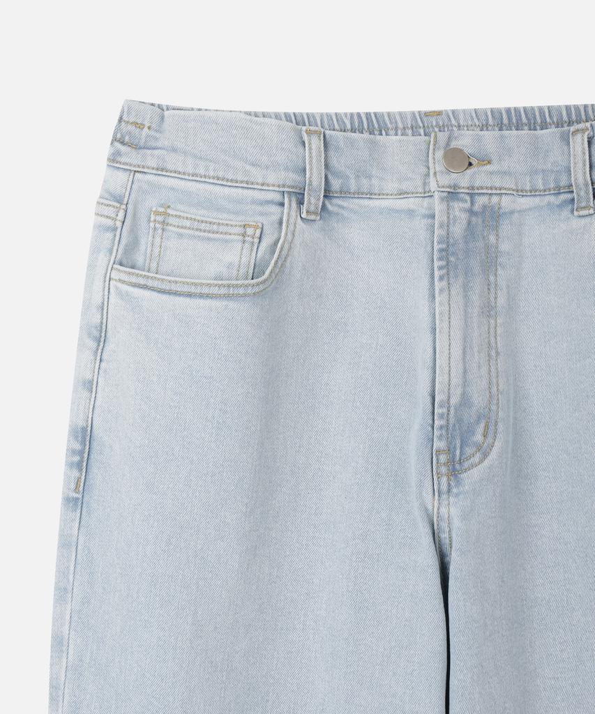 247Silijeu Loose Tapered Denim Light Blue (B Type)
