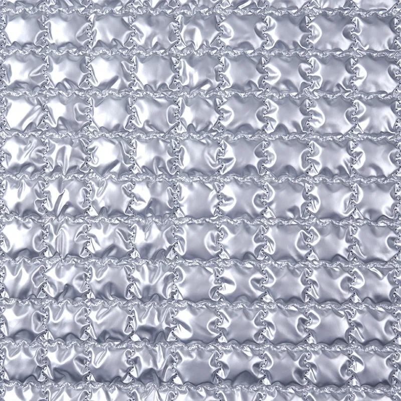 50cm*140cm Multi Colors PU Leather Quilting Fabric Symphony Quilted Christmas Cotton Fabric for Christmas Cosplay Clothing