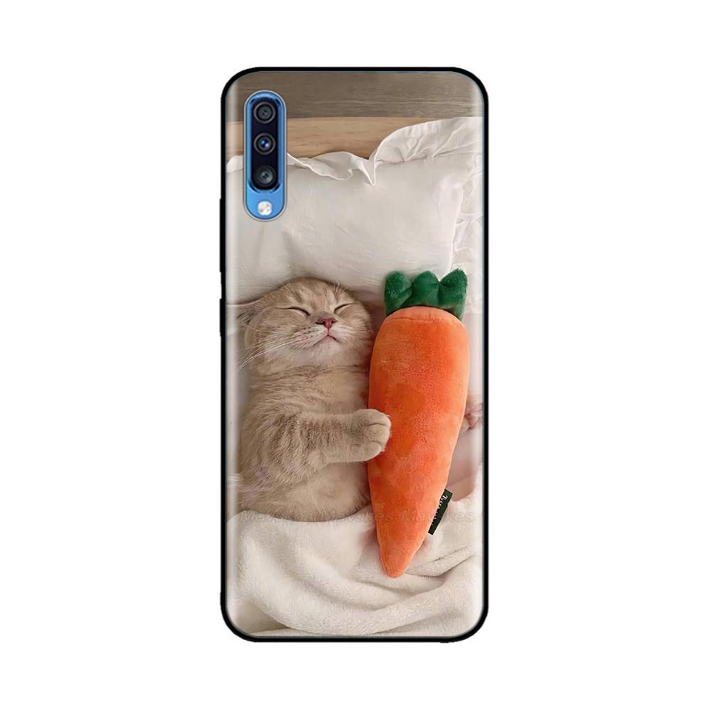Cover For Samsung Galaxy A70 Soft Smooth Liquid Silicone Full Protection Anti Choc Bumper For Samsung A70 Case A 70 A705F Fundas